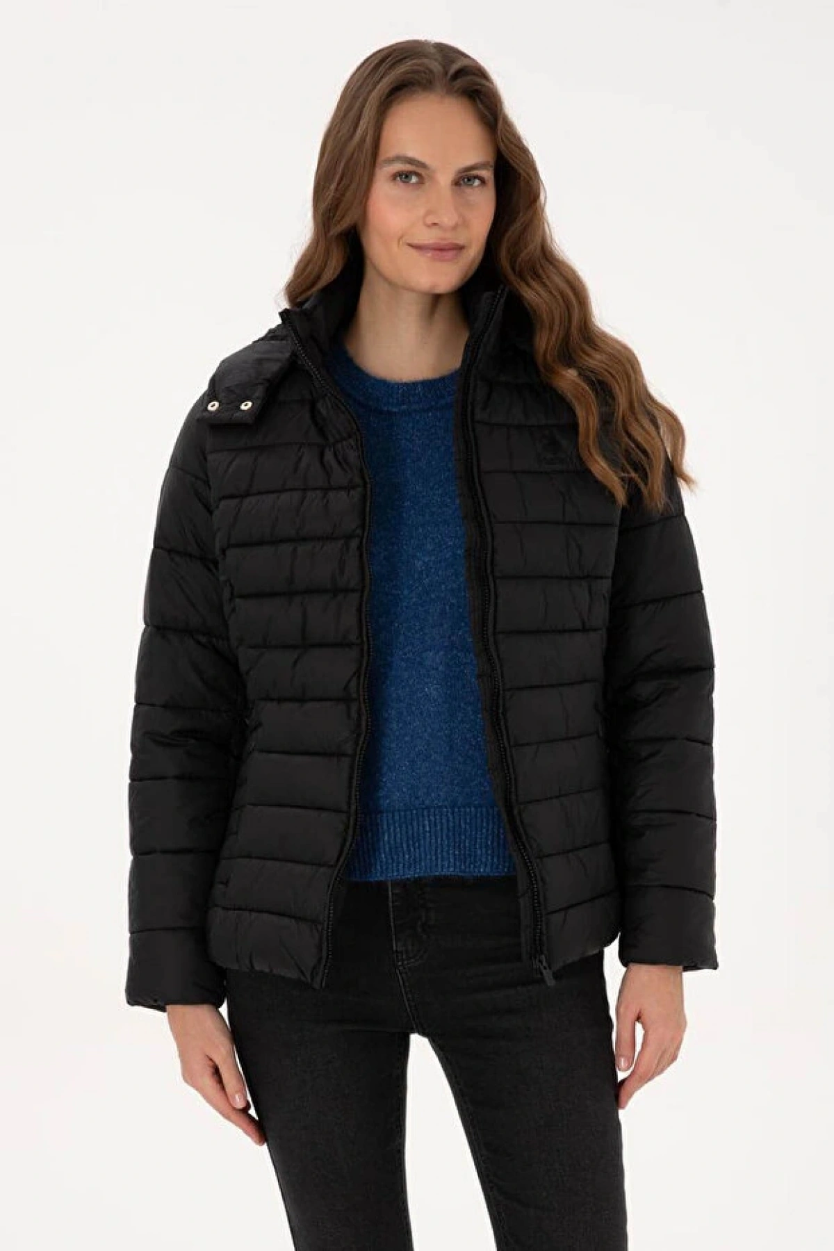 U.S. Polo Assn. Arancıa25K Siyah Kadın Mont
