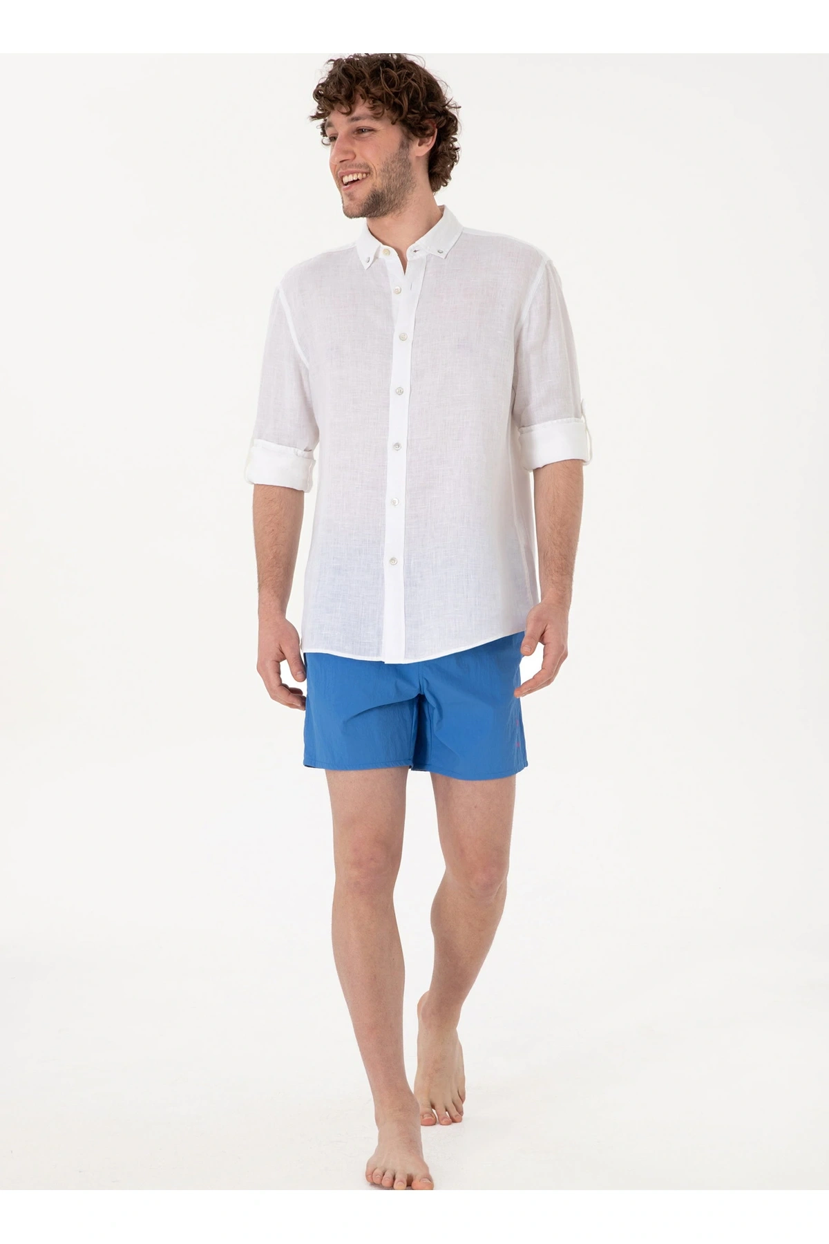 U.S. Polo Assn. Mavi Erkek Şort Mayo BLAS