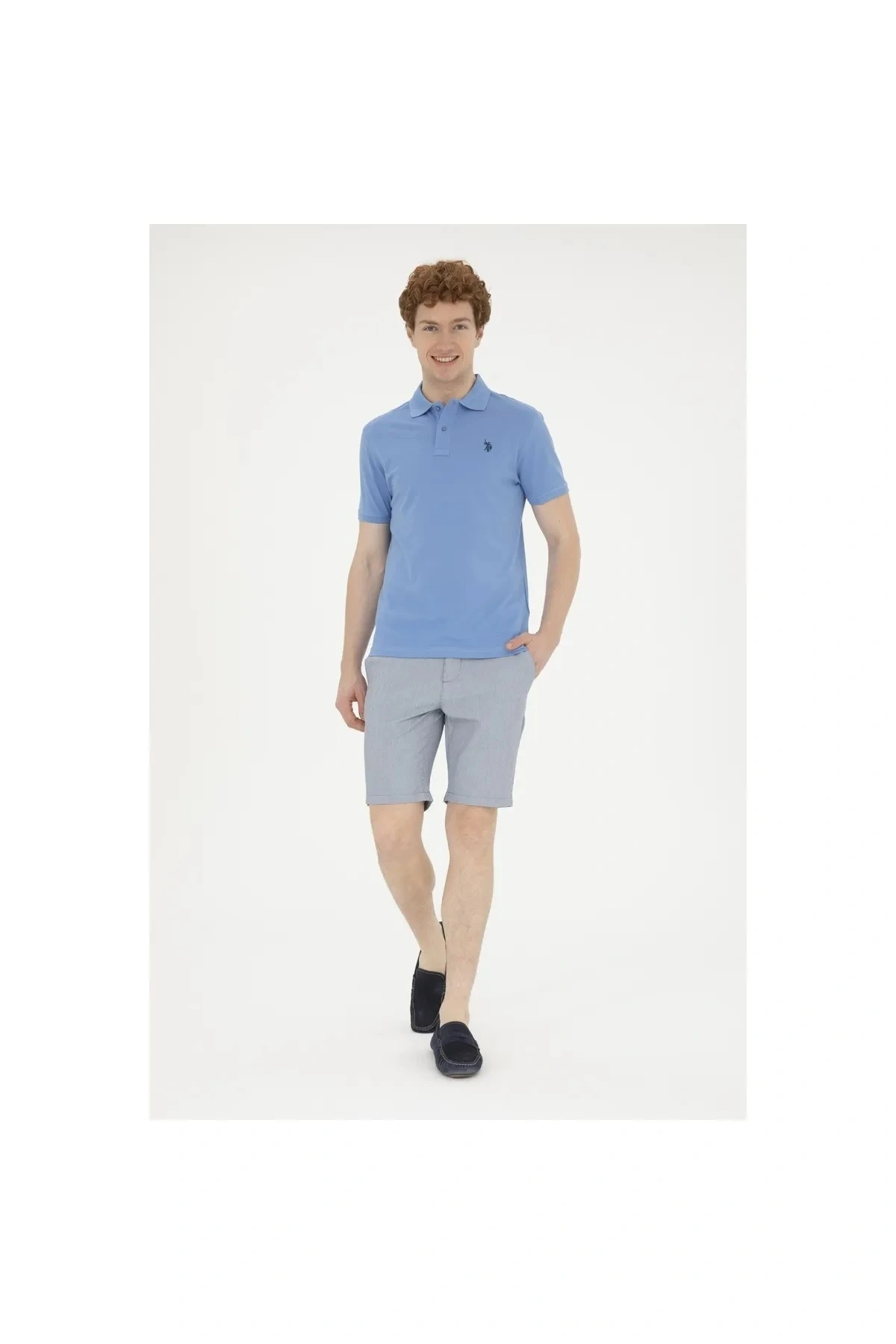 U.S. Polo. Assn. Mavi Erkek T-shirt