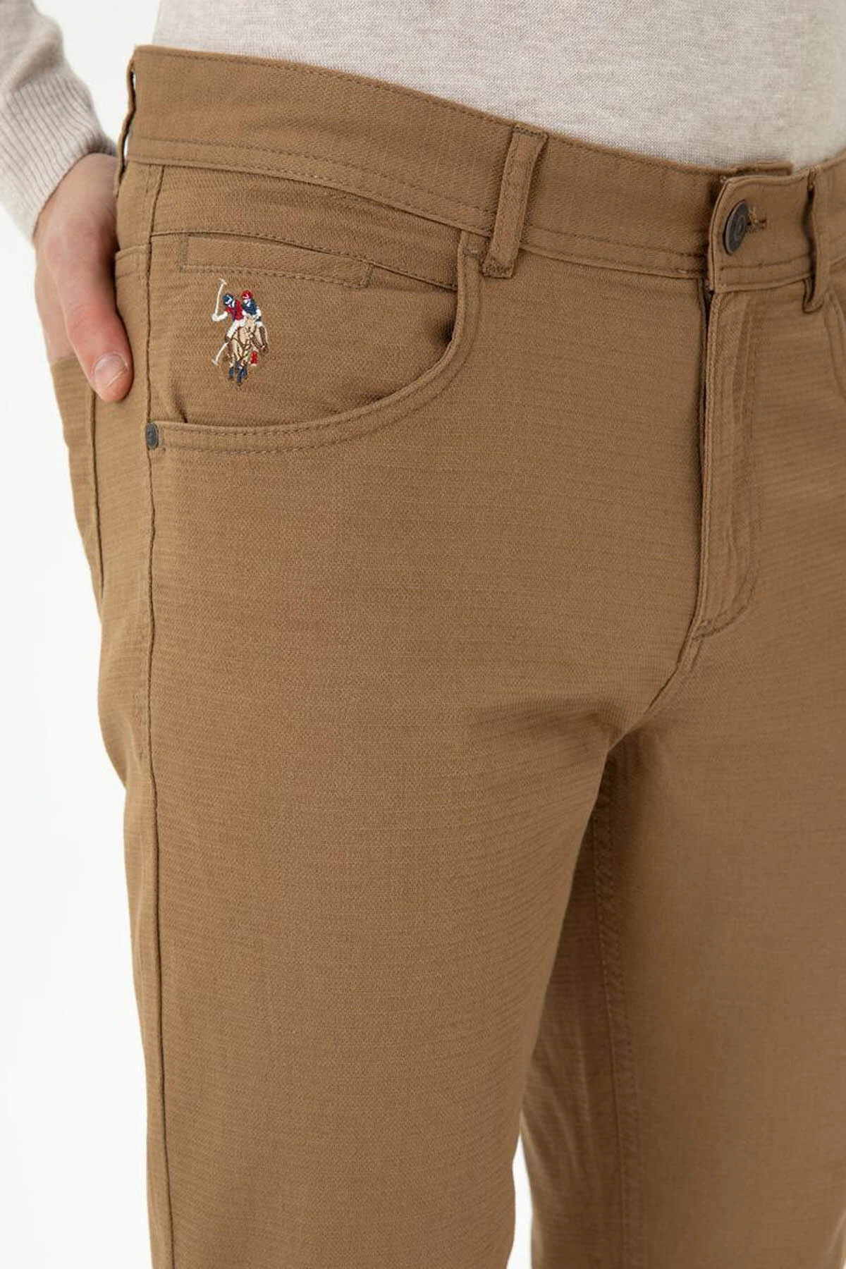 U.S. Polo Assn. Mıcel23K Camel Erkek Jean Pantolon 1728006