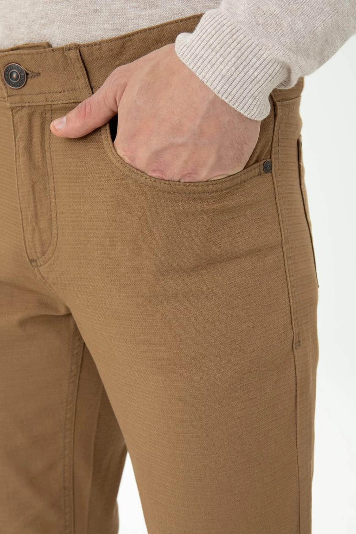 U.S. Polo Assn. Mıcel23K Camel Erkek Jean Pantolon 1728006