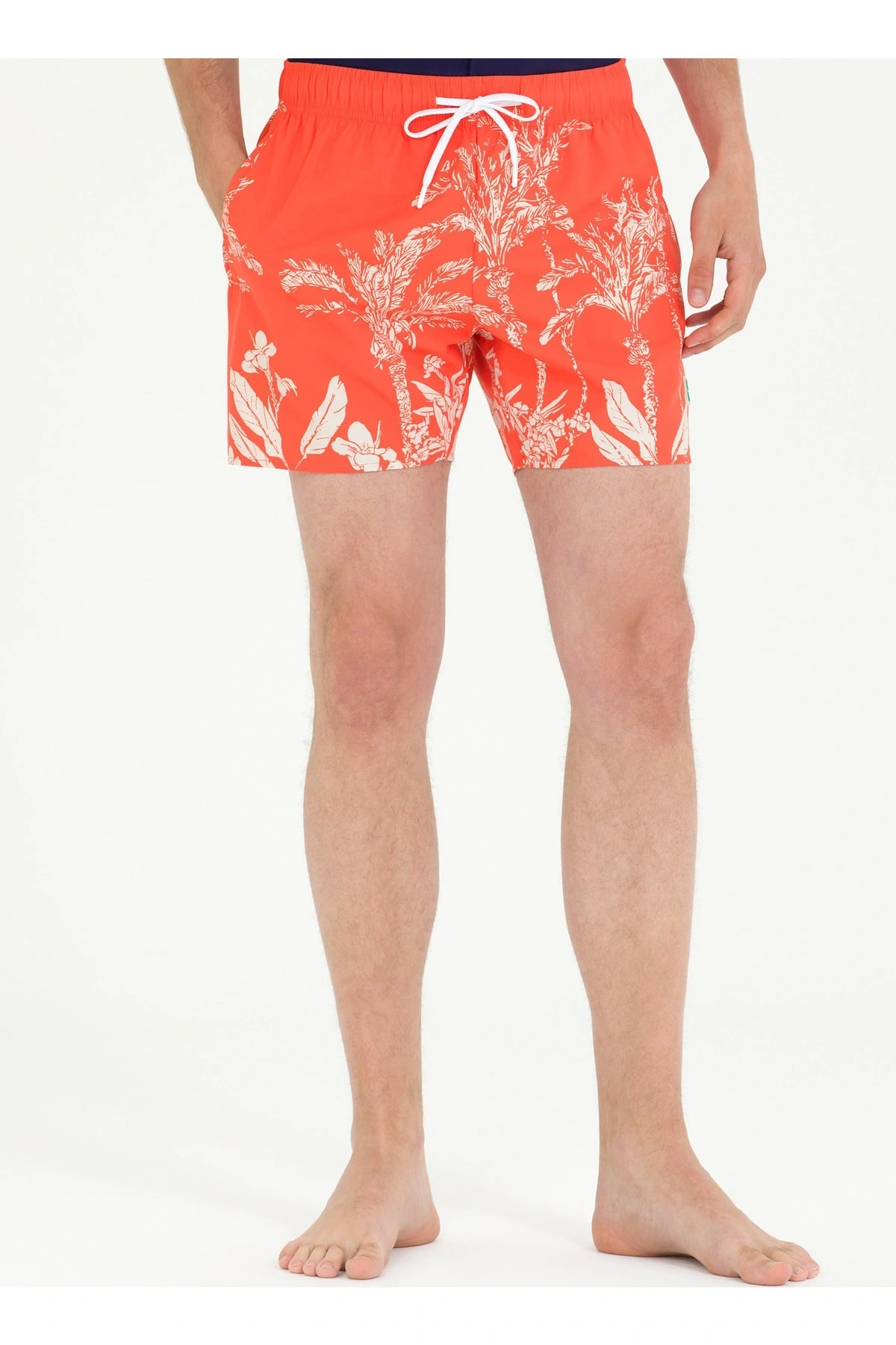 U.S. Polo Assn. Turuncu Erkek Şort Mayo LAHEY