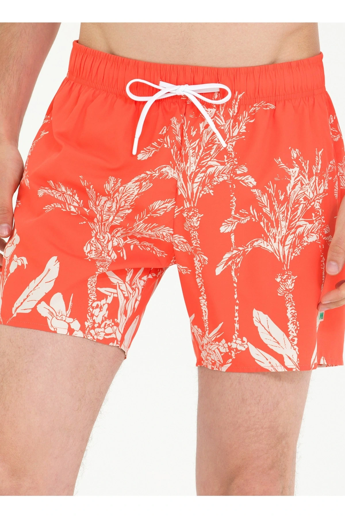 U.S. Polo Assn. Turuncu Erkek Şort Mayo LAHEY