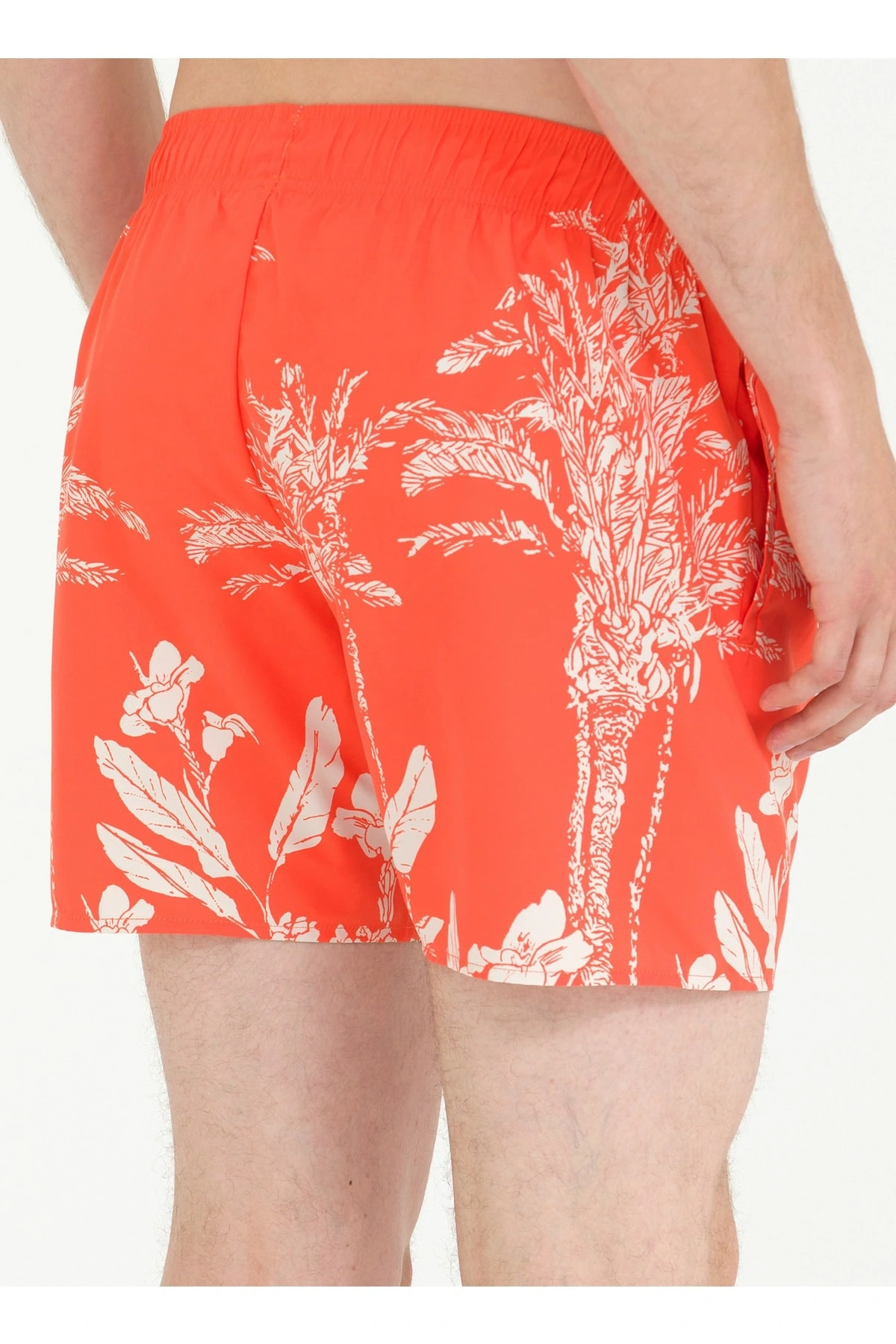 U.S. Polo Assn. Turuncu Erkek Şort Mayo LAHEY