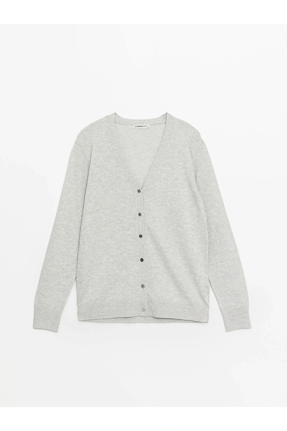 V Yaka Kadın Triko Hırka