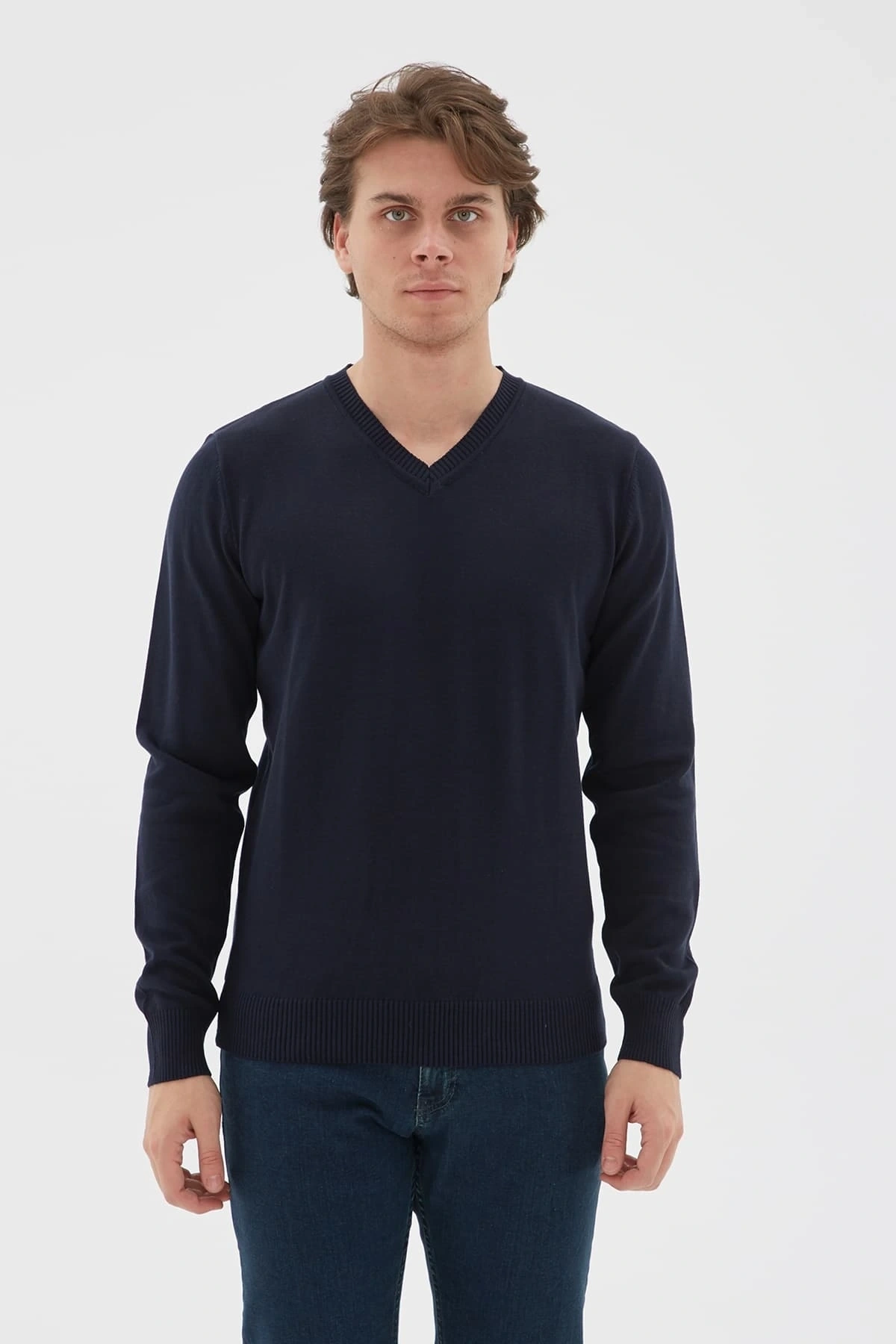 V Yaka Kazak Lacivert / Navy