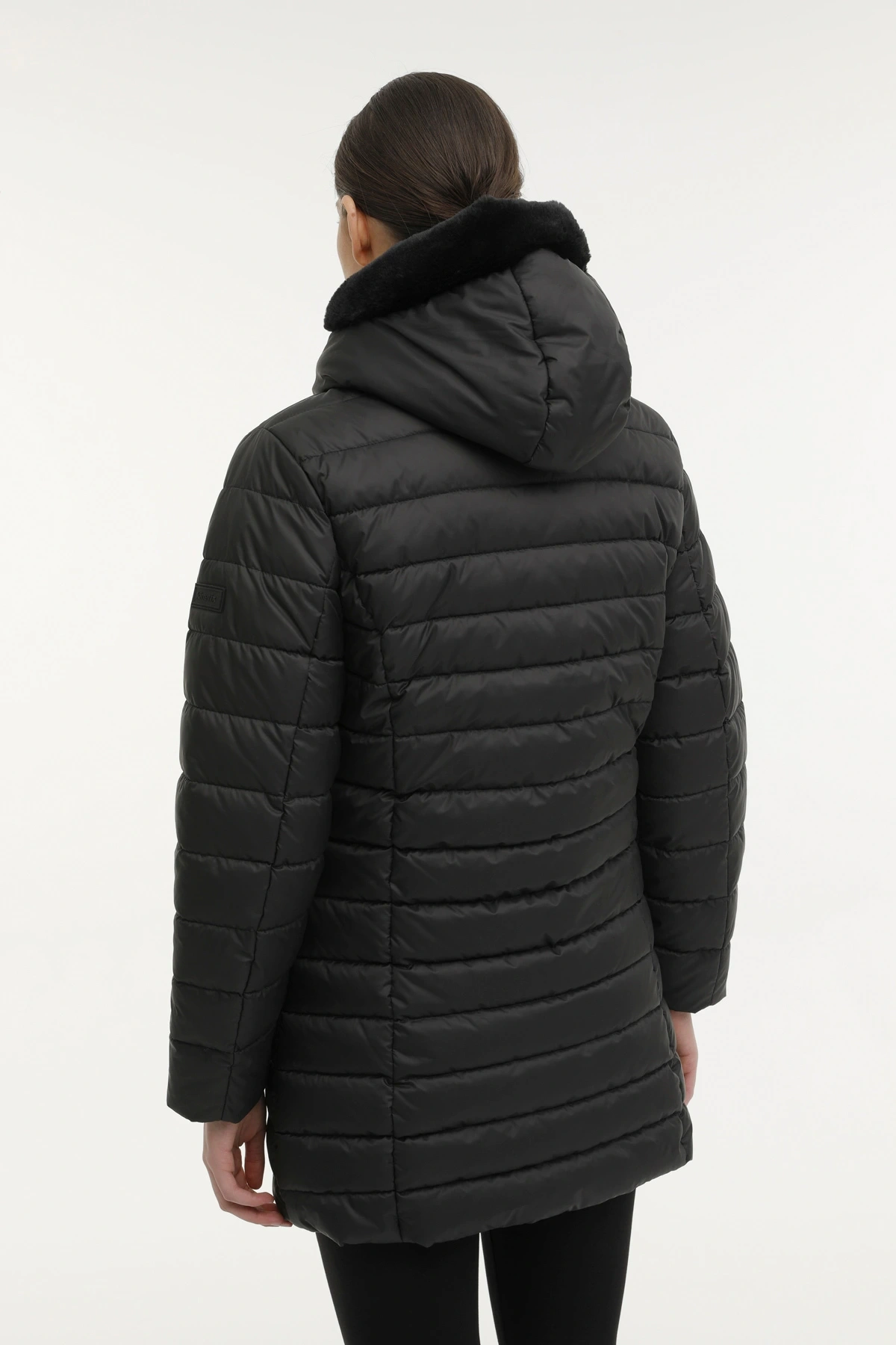 WL BILEY 3 3PR Siyah Kadın Uzun Kaban