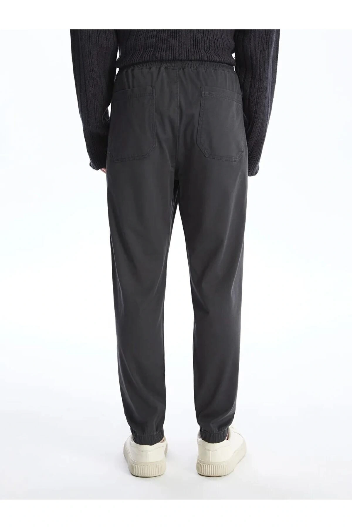 XSIDE Antrasit Standart Kalıp Gabardin Erkek Jogger Pantolon