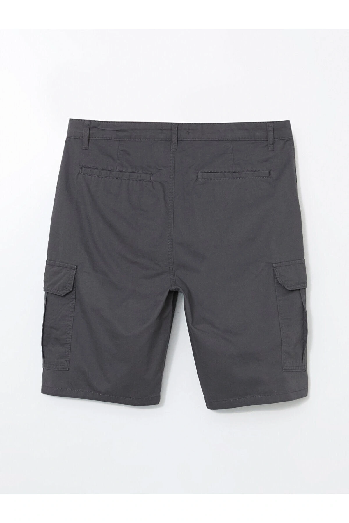 XSIDE Antrasit Standart Kalıp Gabardin Erkek Kargo Şort