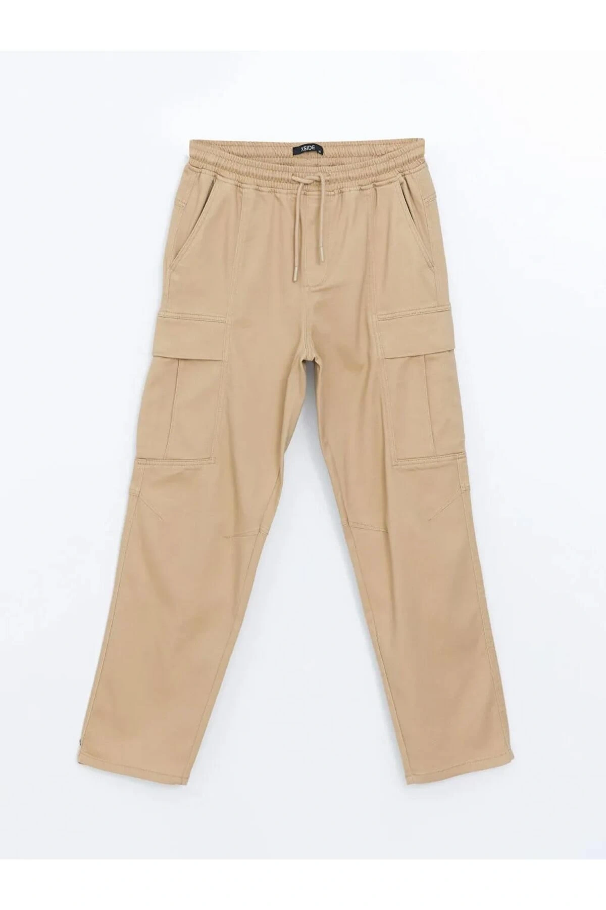 XSIDE Bej Rahat Kalıp Erkek Pantolon