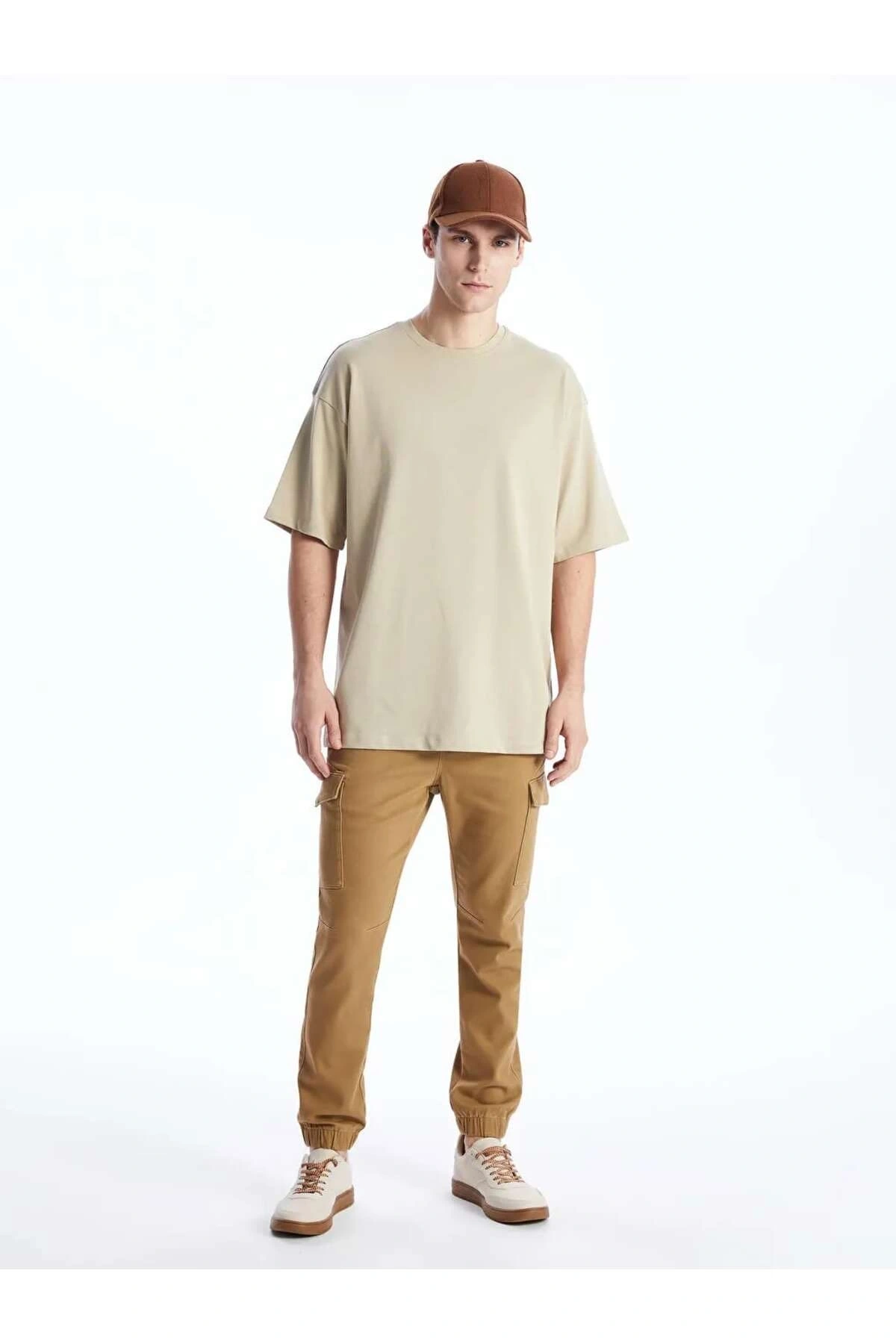 XSIDE Bej Slim Fit Erkek Pantolon