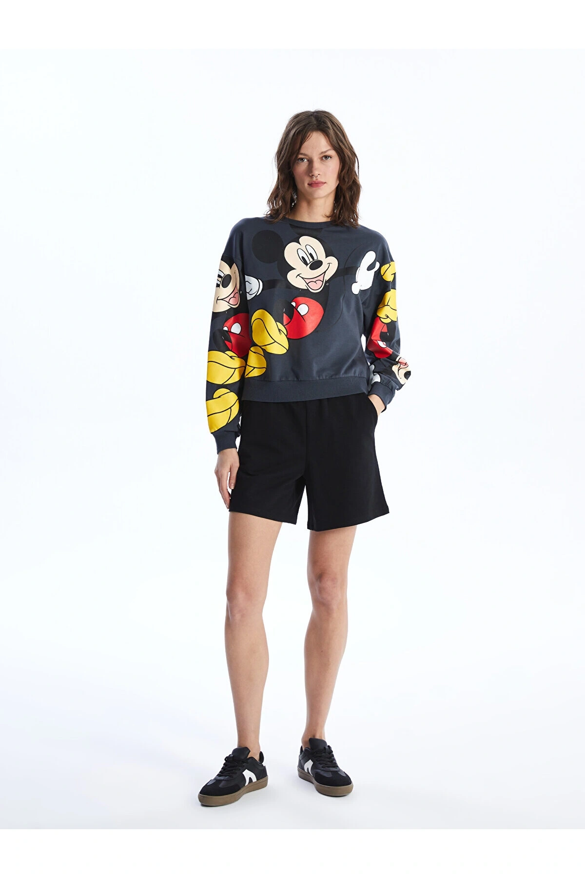 XSIDE Beli Lastikli Standart Fit Kadın Şort (S4)