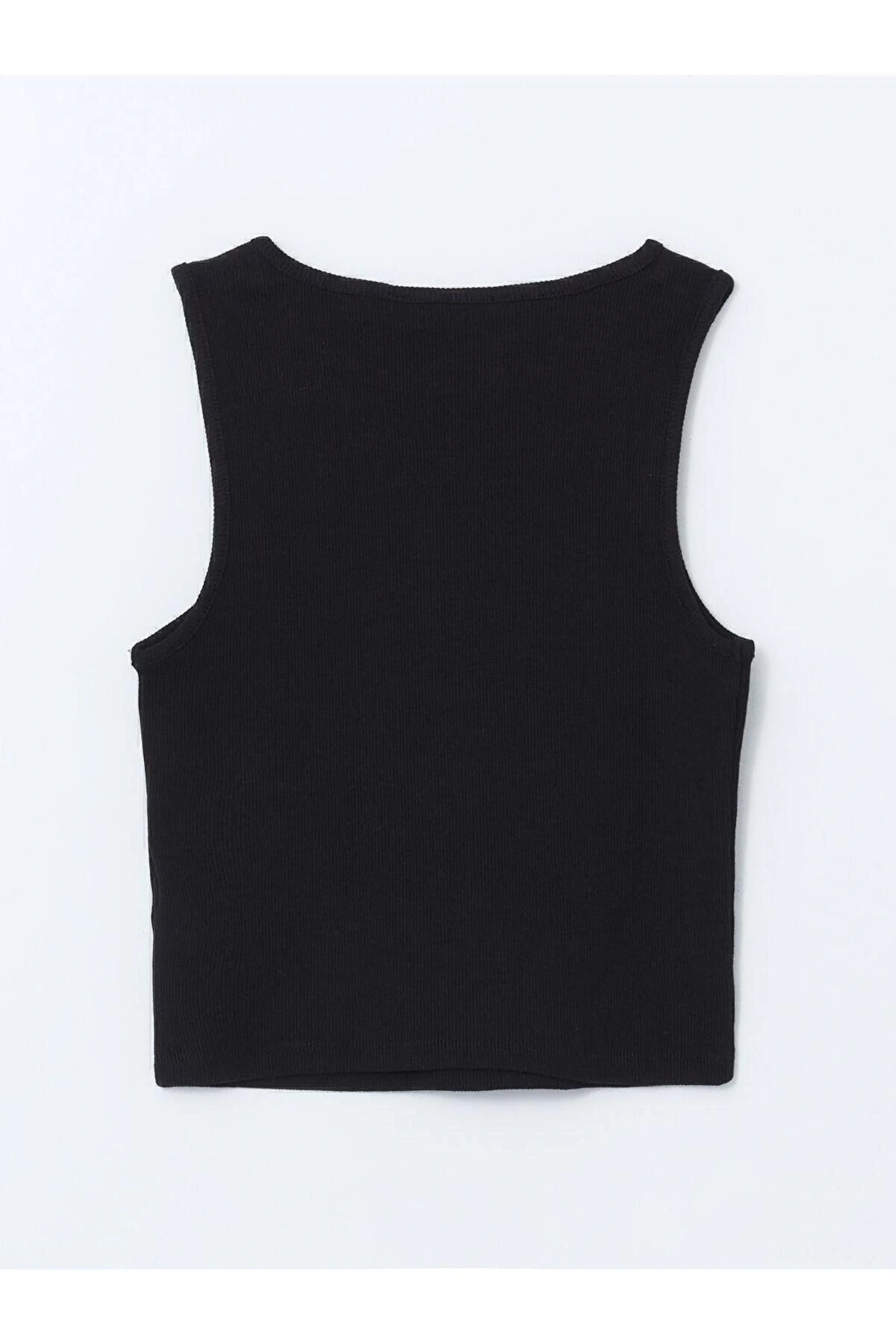 XSIDE Bisiklet Yaka Dokulu Kadın Crop