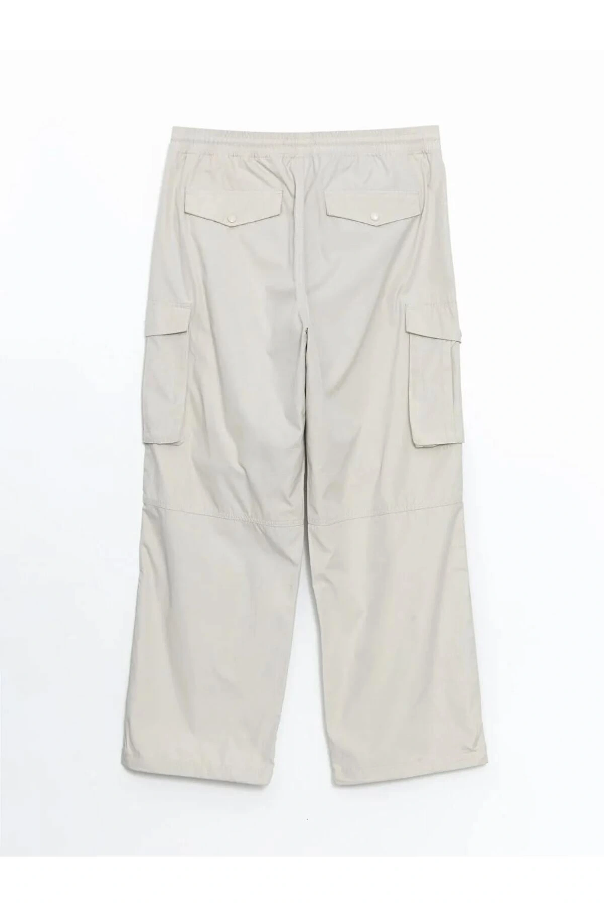 XSIDE Gri Rahat Kalıp Poplin Erkek Kargo Pantolon