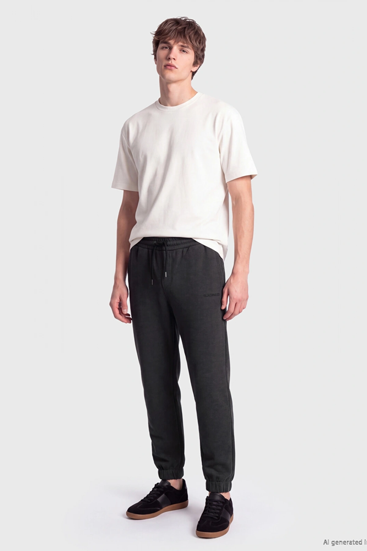 XSIDE Gri Regular Fit Erkek Jogger Eşofman Altı