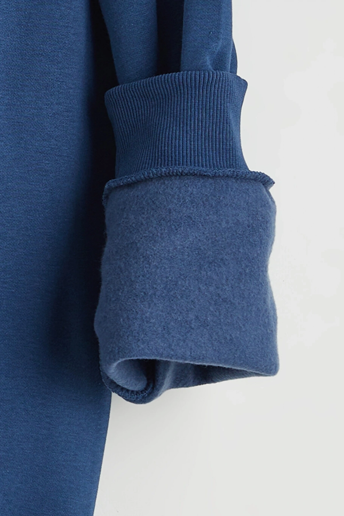 XSIDE İndigo Bisiklet Yaka Erkek Sweatshirt