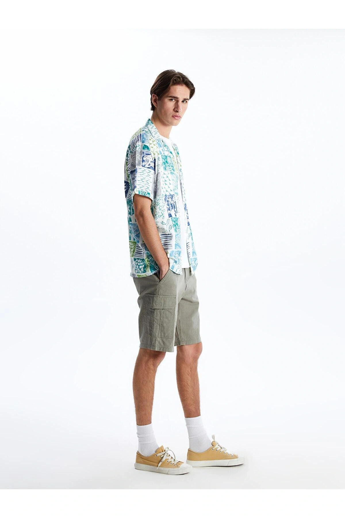 XSIDE Rahat Kalıp Erkek Kargo Şort (S5)