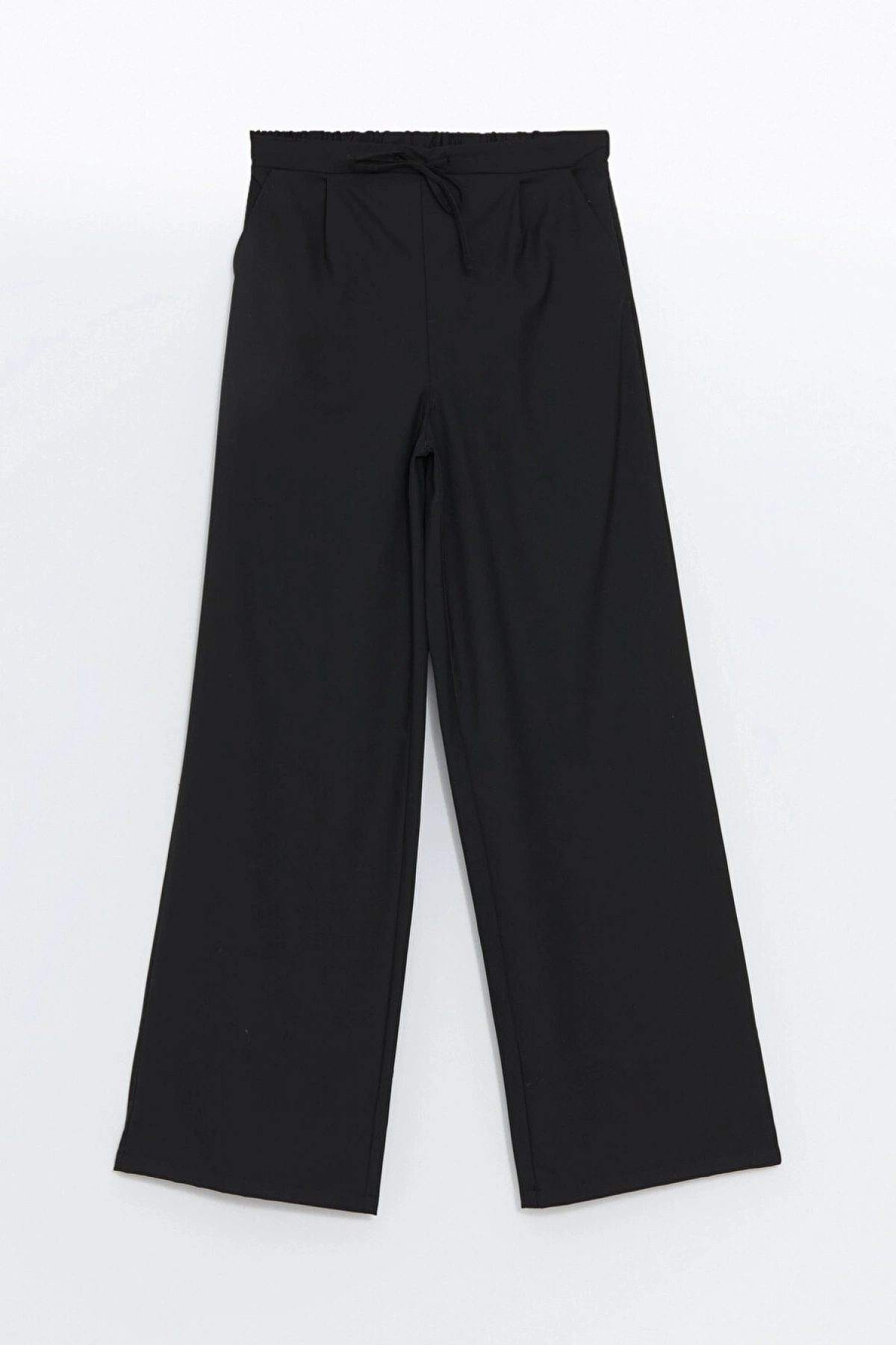 XSIDE Siyah Beli Lastikli Loose Fit Kadın Pantolon