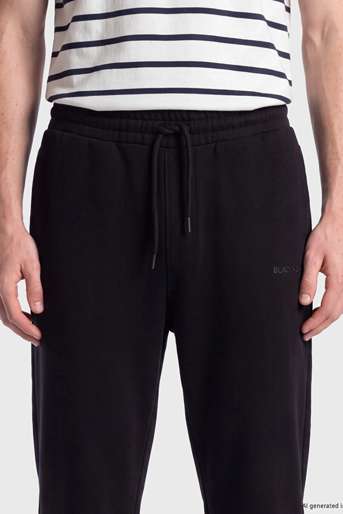 XSIDE Siyah Regular Fit Erkek Jogger Eşofman Altı