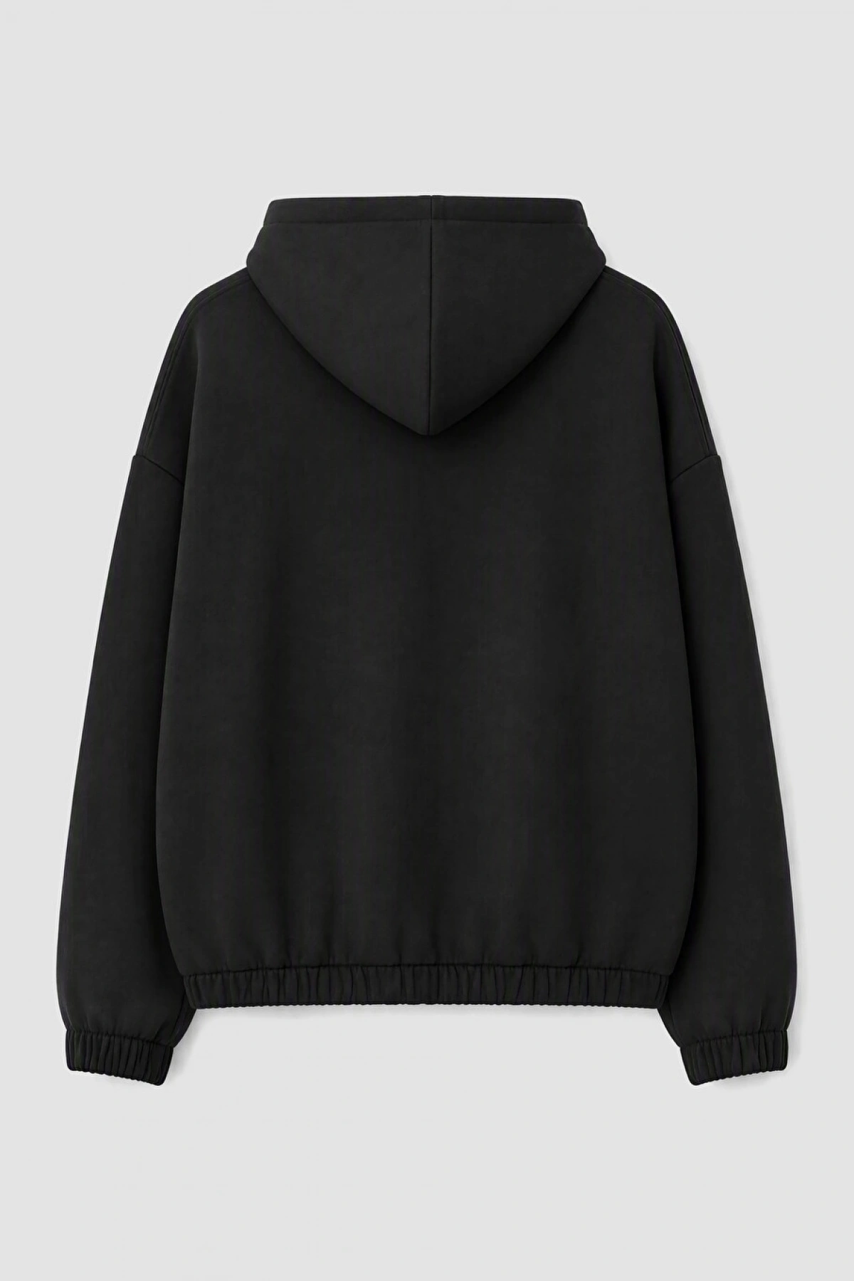 XSIDE Siyah Soft Touch Kadın Fermuarlı Sweatshirt