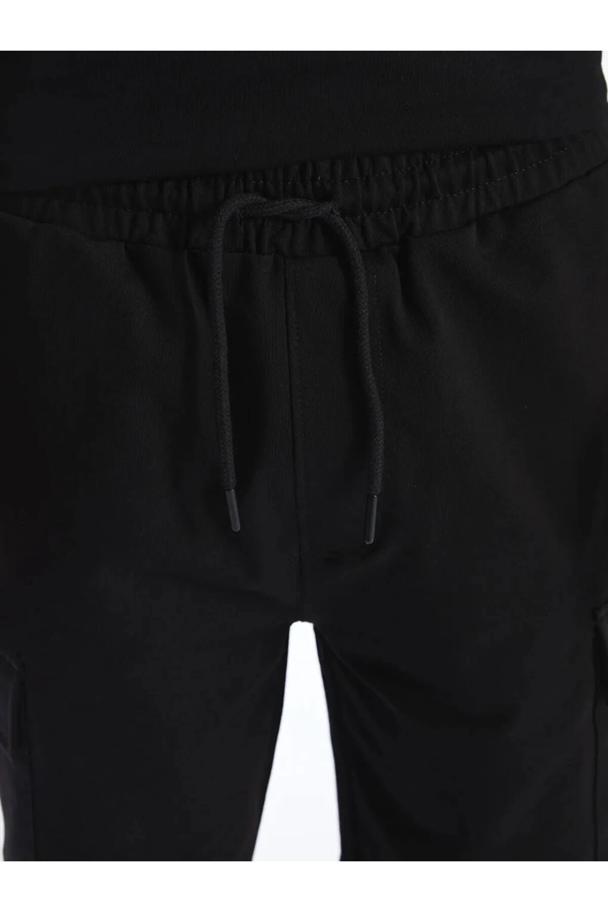 XSIDE Siyah Standart Kalıp Erkek Bermuda Şort