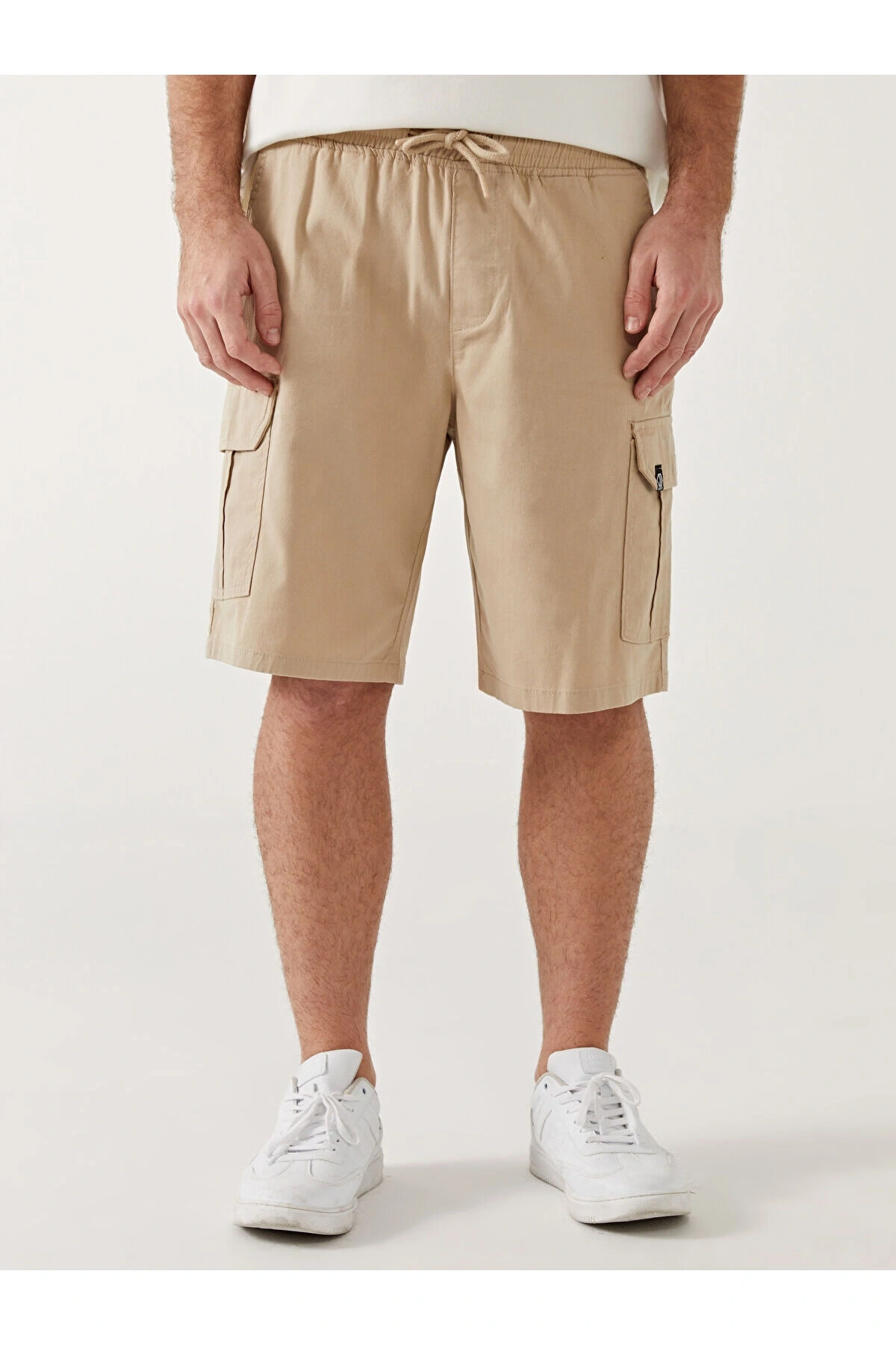 XSIDE Standart Kalıp Gabardin Erkek Kargo Şort