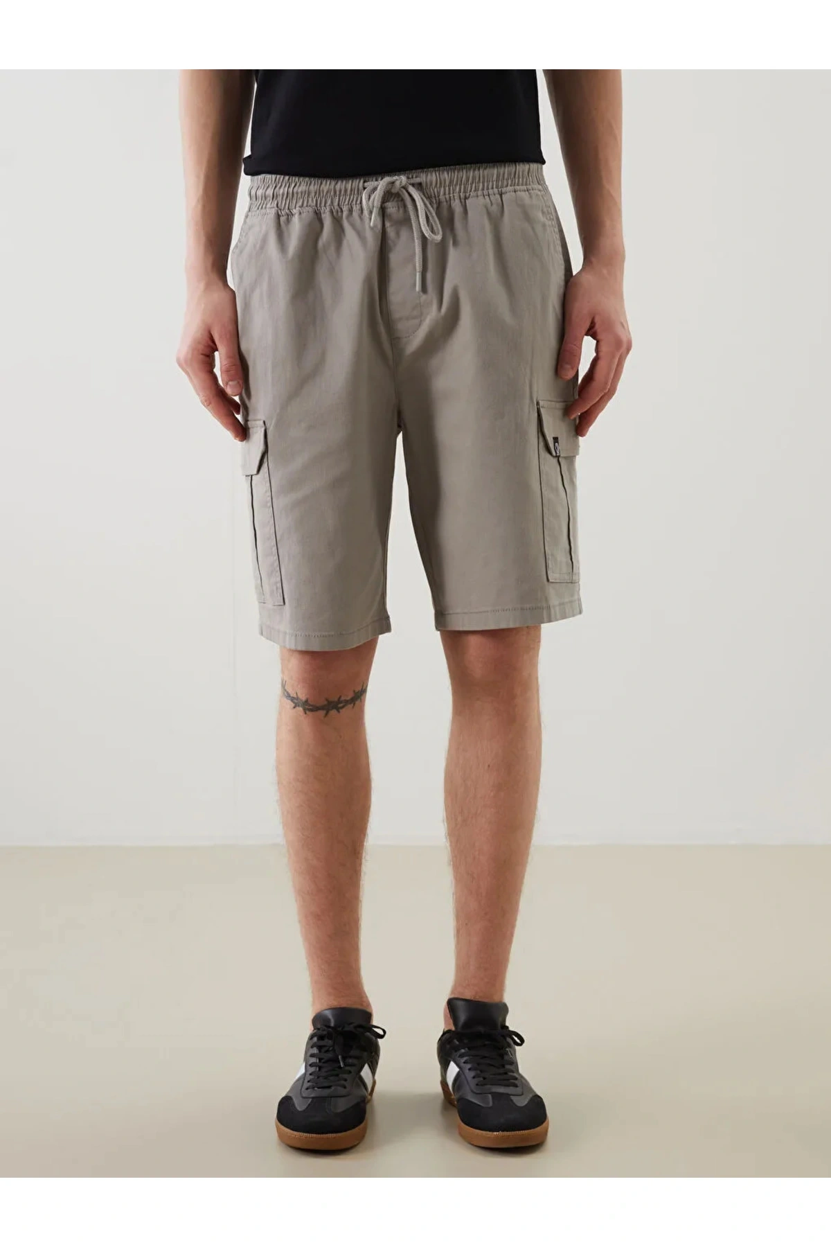 XSIDE Standart Kalıp Gabardin Erkek Kargo Şort