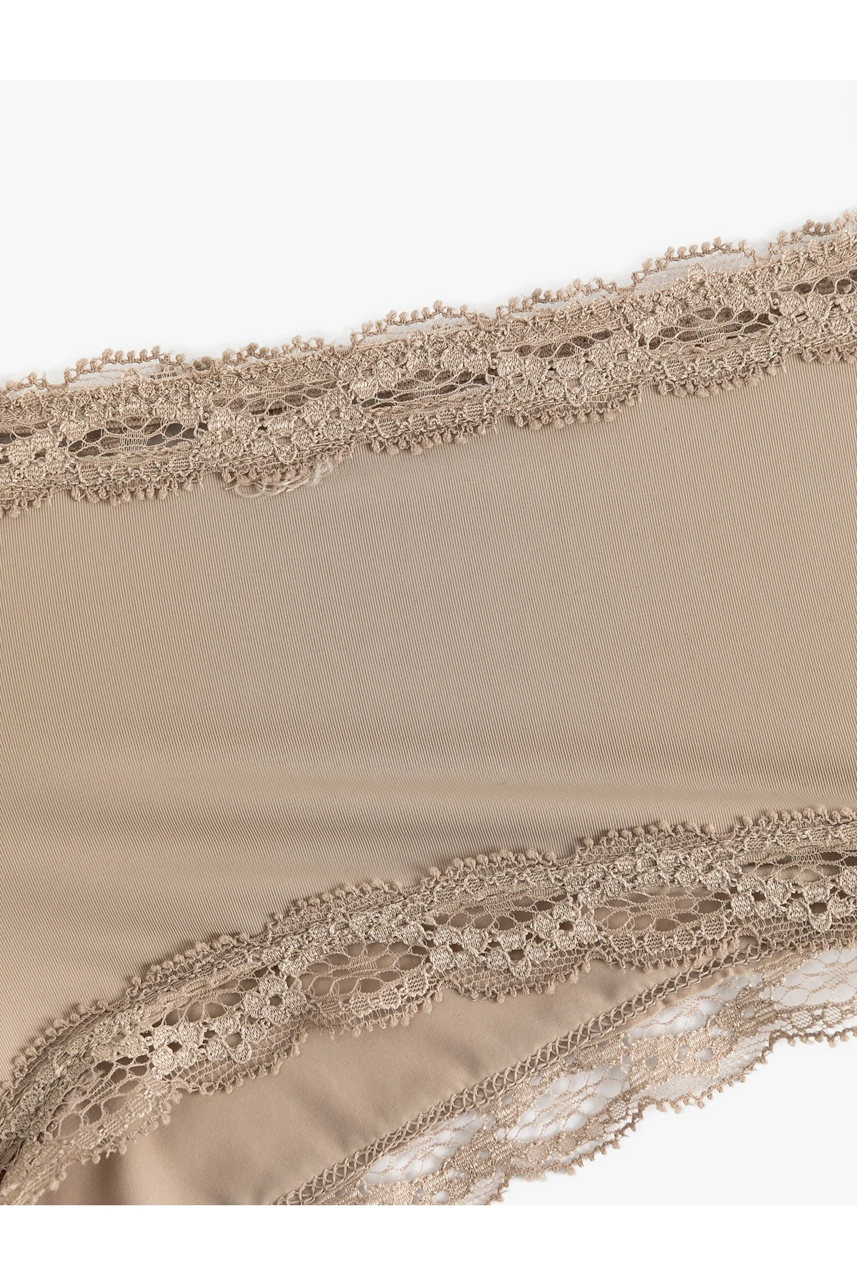 Yüksek Bel Dantelli Hipster Külot