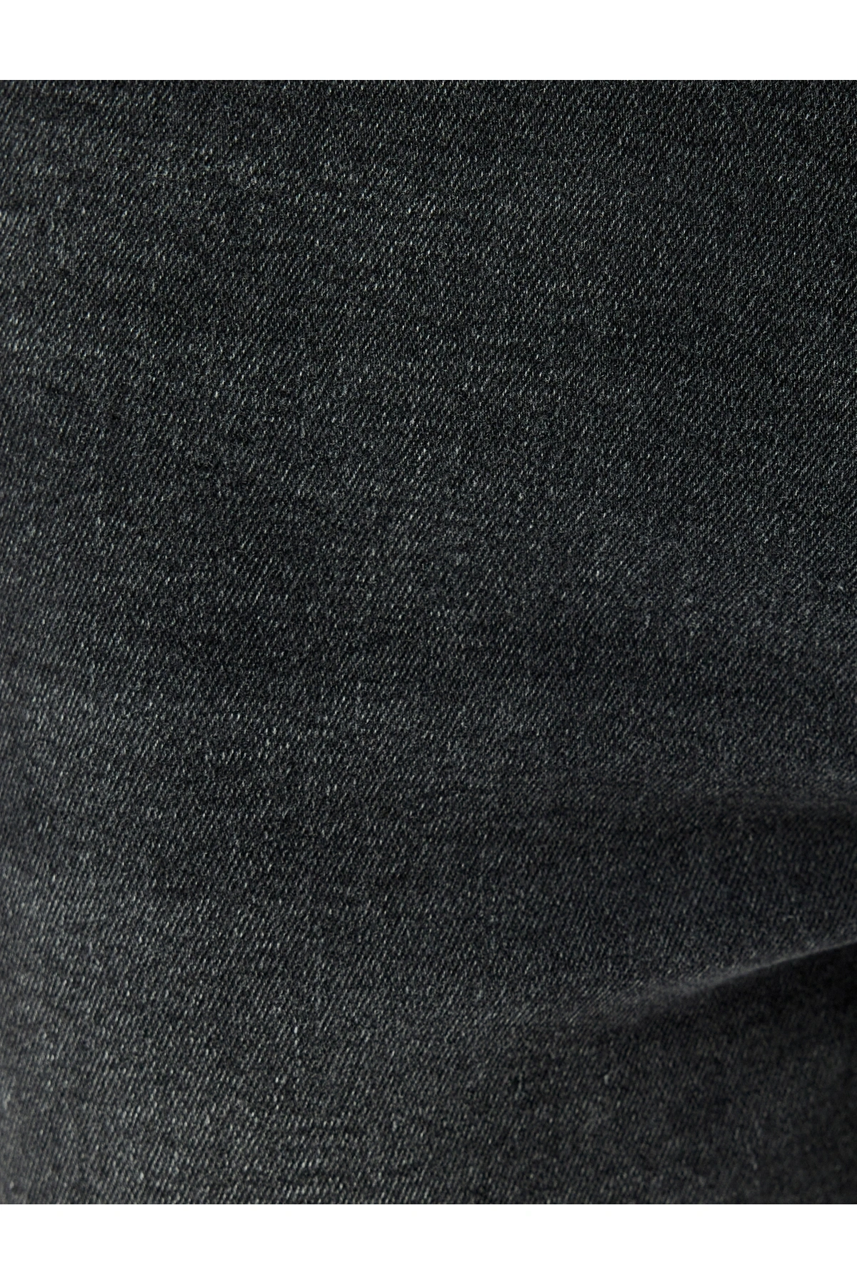 Yüksek Bel Kot Pantolon Slim Fit Düğmeli Pamuklu - Slim Fit Jean