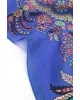 100% İpek Etro Desenli Saks - Fuşya Renkli 92x210 Şal