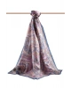 100% İpek Etro Desenli Saks - Pembe Renkli 92x210 Şal