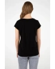 22y0002k1 Kadın T-shirt Siyah