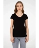 22y0002k1 Kadın T-shirt Siyah