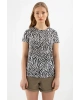 22y0056k1 Kadın T-shirt Siyah