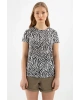 22y0056k1 Kadın T-shirt Siyah