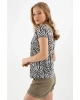 22y0056k1 Kadın T-shirt Siyah