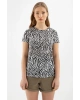 22y0056k1 Kadın T-shirt Siyah
