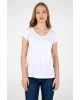 22y0147k1 Kadın T-shirt Beyaz