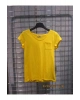 22y0147k1 Kadın T-shirt Sarı