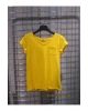 22y0147k1 Kadın T-shirt Sarı