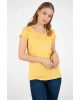 22y0147k1 Kadın T-shirt Sarı