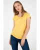 22y0147k1 Kadın T-shirt Sarı