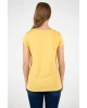 22y0147k1 Kadın T-shirt Sarı