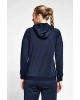 Koyu Lacivert Kadın Fermuarlı Kapüşonlu Sweatshirt 20b-2015
