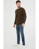Bisiklet Yaka Kazak Haki / Khaki