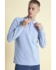 Polo Yaka Sweatshirt Mavi
