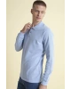 Polo Yaka Sweatshirt Mavi