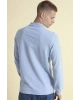 Polo Yaka Sweatshirt Mavi