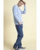 Polo Yaka Sweatshirt Mavi