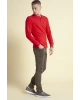 Polo Yaka Sweatshirt Bordo